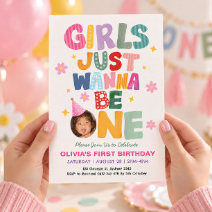 Convites Meninas Querem Ser Um: Primeira Foto de Aniversári