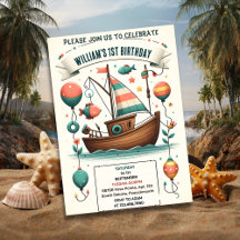 menino bonitinho de bote alegre Peixe de um primei