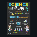 Convites Menino de Convocação de Aniversário do Mad Science<br><div class="desc">Personalize este fantástico convite de festas científico com o nome, a idade e os detalhes da festa do seu filho de forma fácil e rápida, basta pressionar o botão personalizá-lo para reorganizar e formatar o estilo e a colocação do texto. Algumas imagens podem ser movidas para acomodar os detalhes da...</div>
