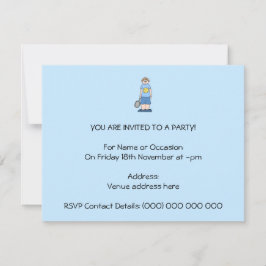 Convites Menino do jogador de ténis