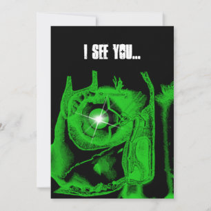 Convites Meninos 16ª Festa de aniversário Cybergoth Skull