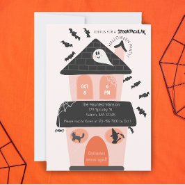 Convites Meninos cor-de-rosa e laranja Festa de roupas no H