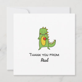 Convites meninos dinossauro obrigado adesivo festa favor ca