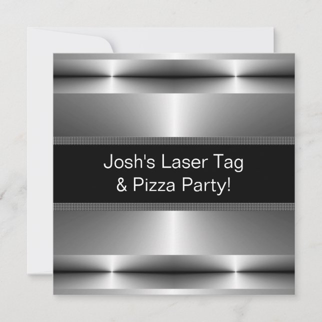 Convites Meninos qualquer Festa de aniversário numérica (Frente)