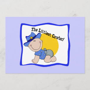 Convites menores de cowboy - Personalizar