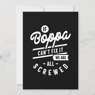 Convites Mens Se Boppa não conseguir consertar o presente d