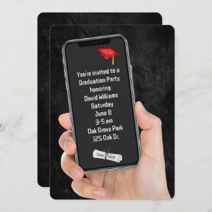 Convites Mensagem de Texto de Festa de formatura 2025