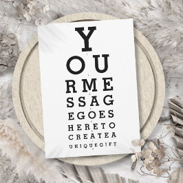 Convites Mensagem Personalizada no Gráfico do Oculista
