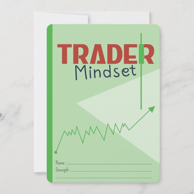 Convites Mentalidade do Trader – Negociação com Disciplina (Frente)