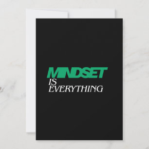 Convites Mentalidade é Tudo, Inspirador, Motivacional