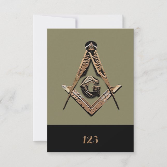 Convites Mentes Masônicas (Ouro) (Frente)