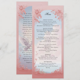 Convites Menu de casamento do conto de fadas