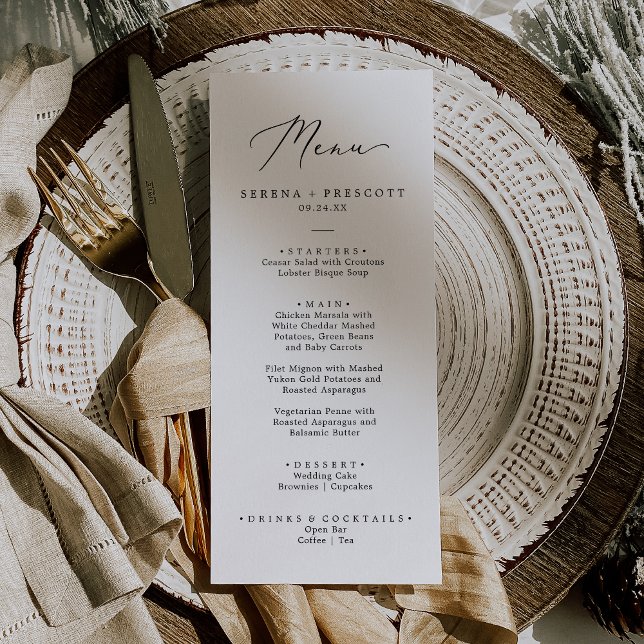 Convites Menu Delicar Preto Imprimível ou Casamento Impress (Criador carregado)