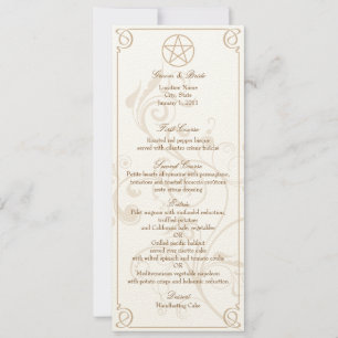 Convites Menu formal
