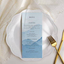 Convites Menu Janto Casamento Blue Mountain Range