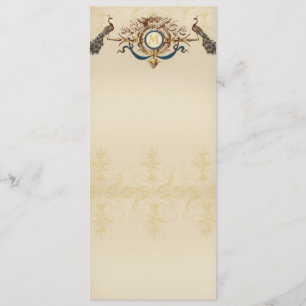 Convites Menü-Karten elegantes Hochzeits