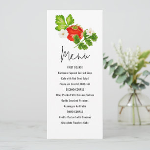 Convites Menu Moderno do Tomato Fresco