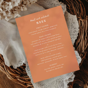 Convites Menu País Menu Menus Mínimo de Cor Sólida Janta