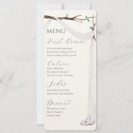 Convites Menu Sweet Garden