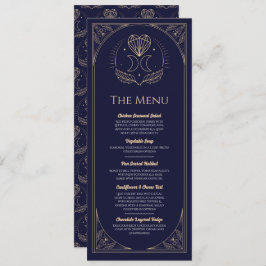 Convites Menu Wedding Tarot Moon Heart Reception Party