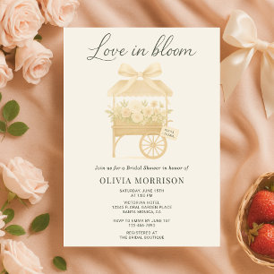 Convites Mercado de Flores Love in Bloom Arco de Noiva Chá