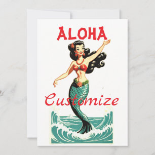 Convites Mermaid Aloha Thunder_Thunder_Cove