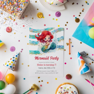Convites Mermaid Party