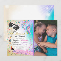 Mermaid Pirate Birthday - Festa de Convocação para
