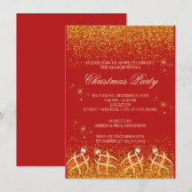 Merry Christmas Holiday Party Glitter