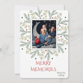 Convites Merry Christmas Personalized Holiday Card