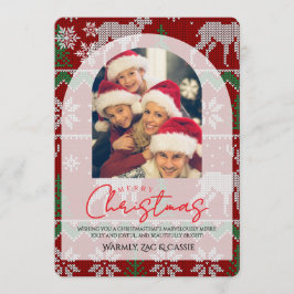 Convites Merry Christmas Personalized Photo Card