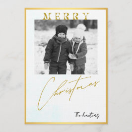 Convites Merry Christmas Personalized Photo Holiday