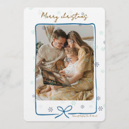 Convites Merry Christmas Personalized Photo Holiday