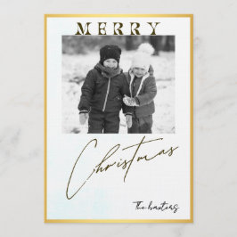 Convites Merry Christmas Personalized Photo Holiday