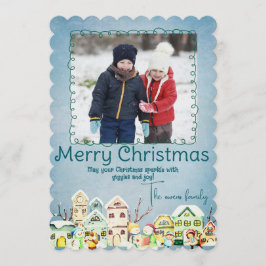 Convites Merry Christmas Personalized Photo Holiday