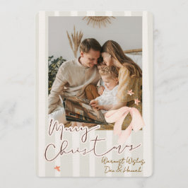 Convites Merry Christmas Personalized Photo Holiday