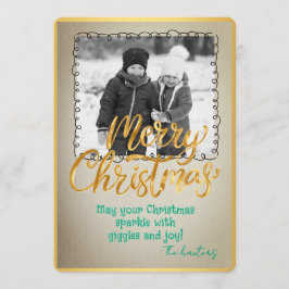 Convites Merry Christmas Personalized Photo Holiday