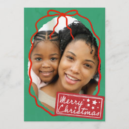 Convites Merry Christmas Personalized Photo Holiday 