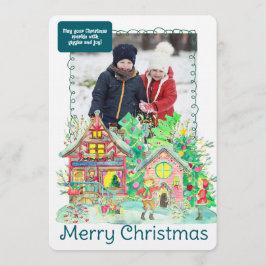 Convites Merry Christmas Personalized Photo Holiday