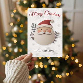 Convites Merry Christmas Santa – Personalized Family 