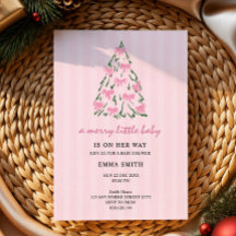 merry little christmas doodle tree baby shower
