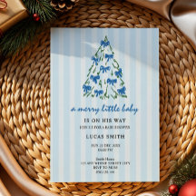 merry little christmas doodle tree baby shower