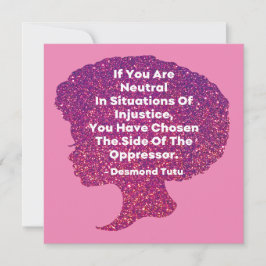 Convites Mês da História Negra - Desmond Tutu