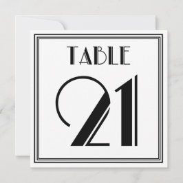 Convites Mesa Art Déco Número 21