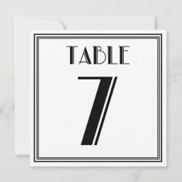 Convites Mesa Art Déco Número 7