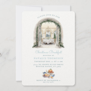 Convites Mesa da sala de jantar   Café da Manhã de Natal