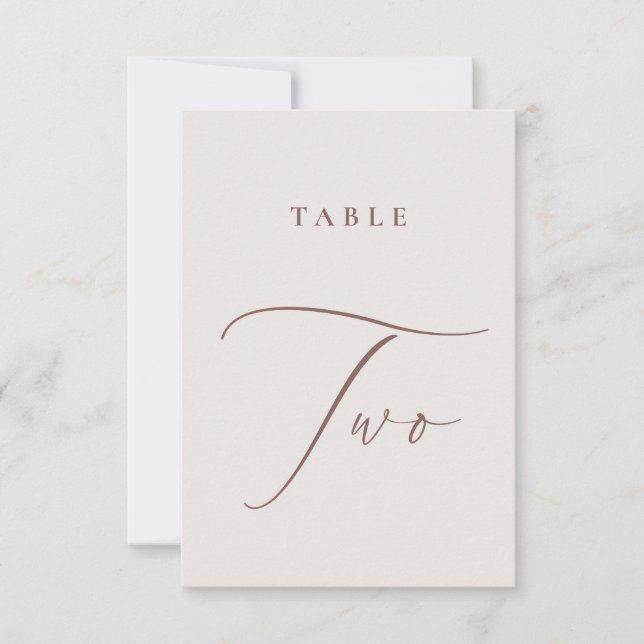 Convites Mesa de Segunda Tabela da Caligrafia Moderna (Frente)