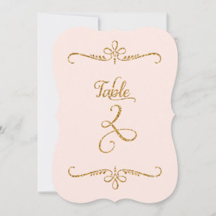 Convites Mesa número 2, recepções extravagantes da