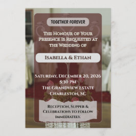 Convites Mesas de Recepção de Rosas Brancas Elegantes Casam