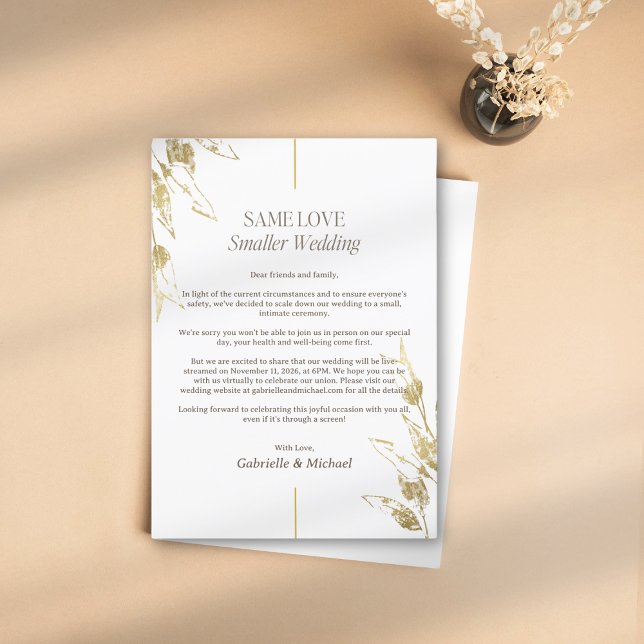 Convites Mesmo Amor Casamento Menor Pedido de Desculpas Red (Criador carregado)